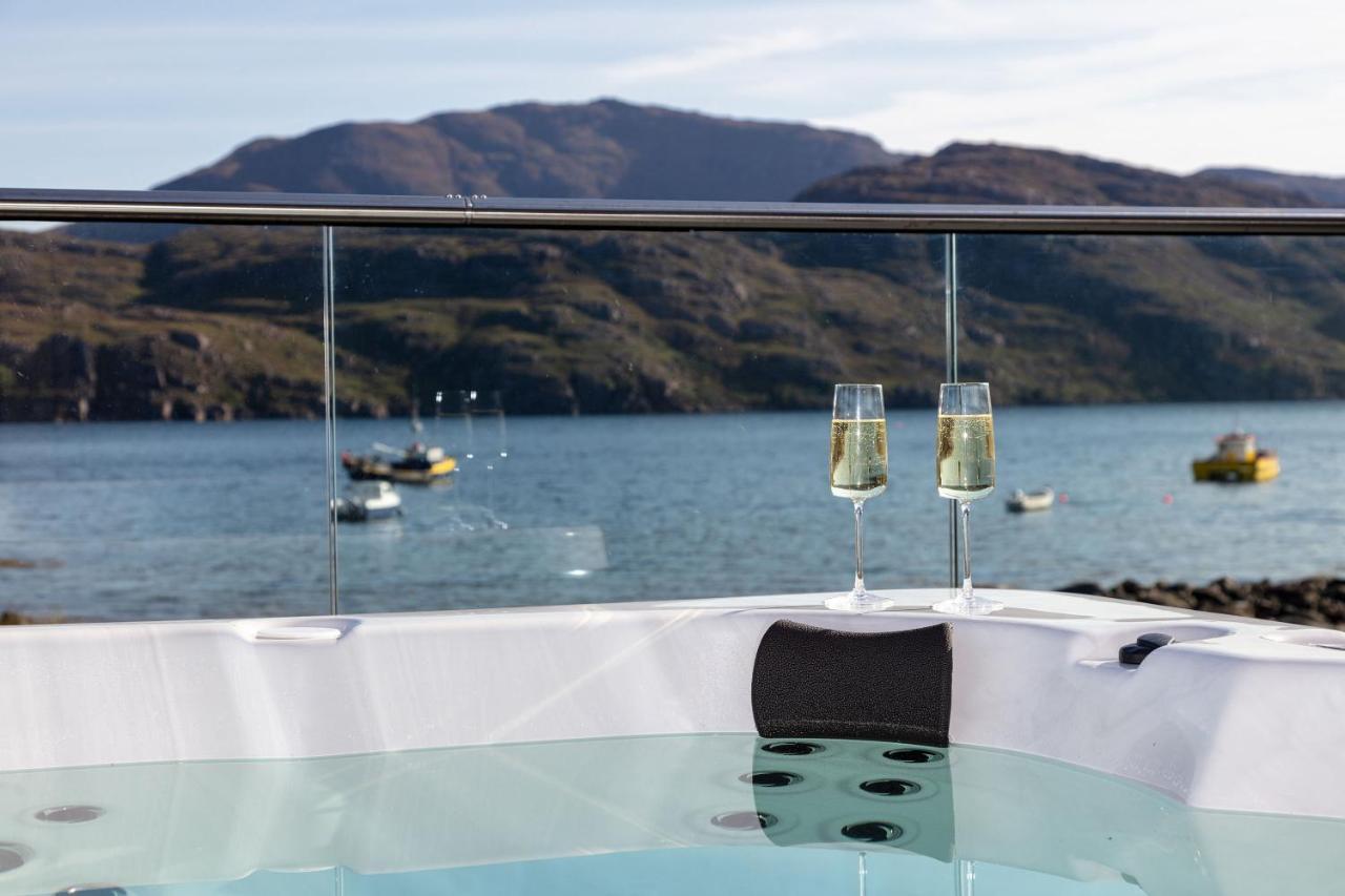 Birches Lodge With Hot Tub Dundonnell 외부 사진
