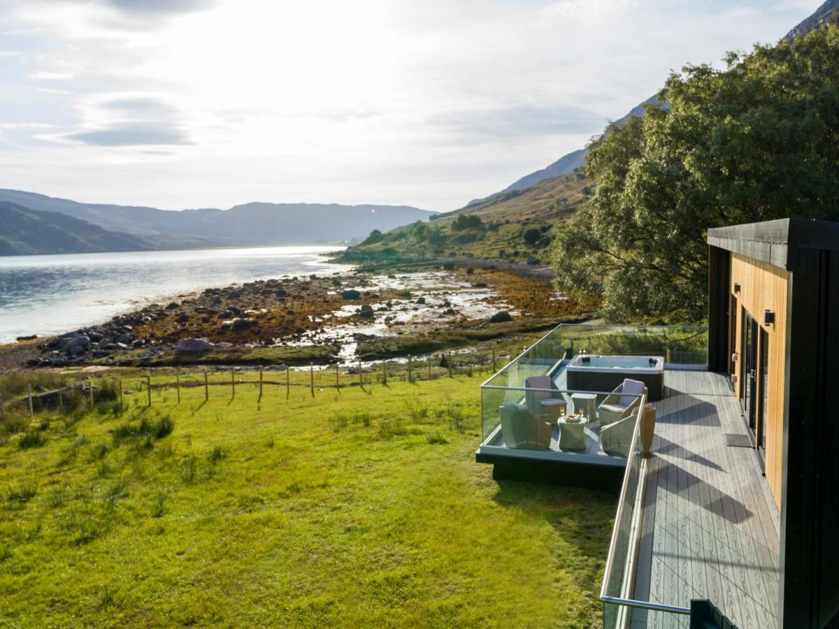 Birches Lodge With Hot Tub Dundonnell 외부 사진